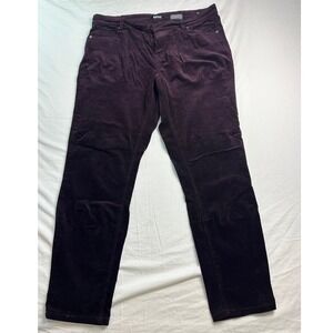 Buffalo David Bitton Icon Cord Skinny Pants Purple Mid Rise Slim Sculpt 14/34